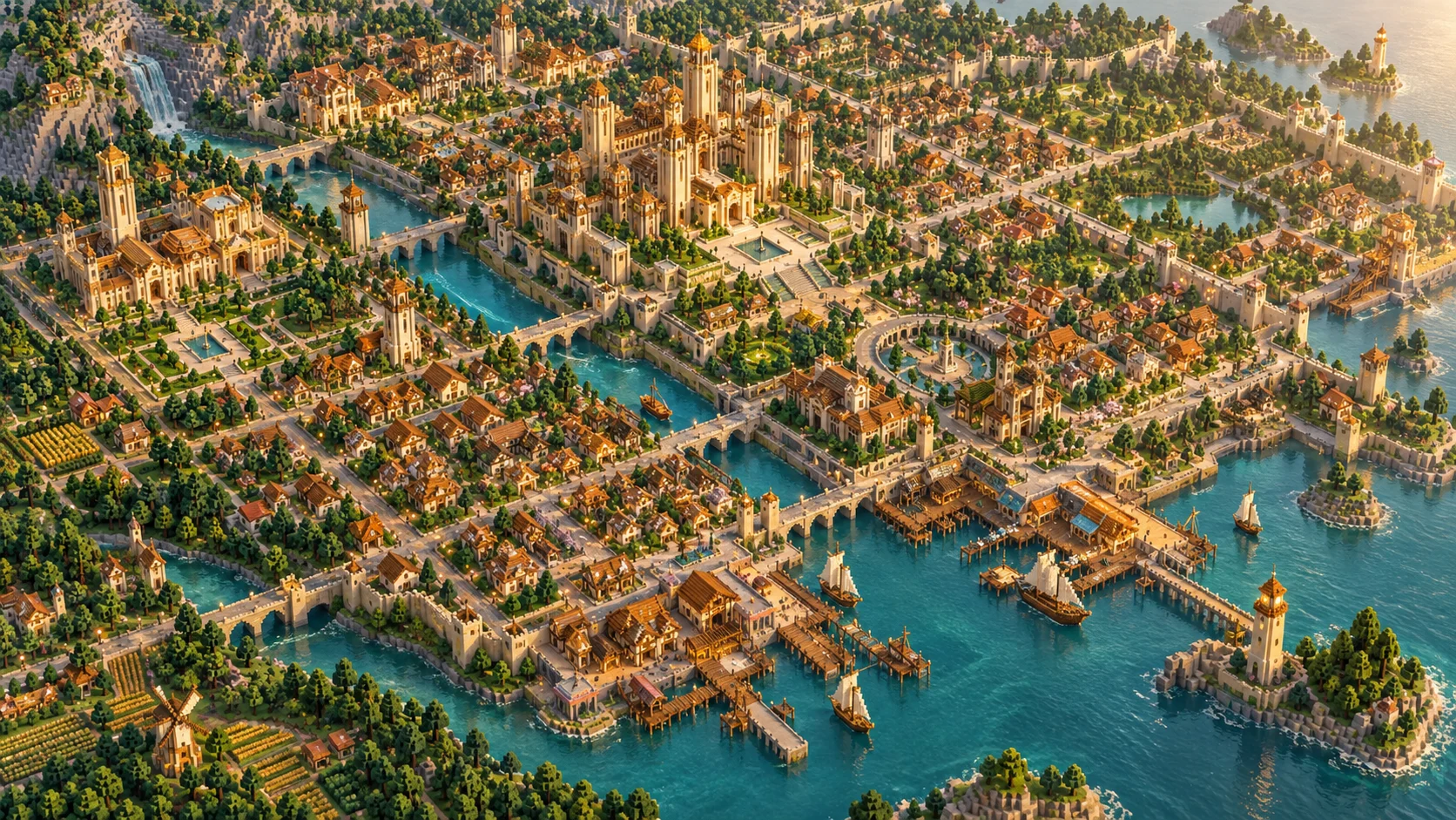 Concept artwork showing connected voxel neighborhoods